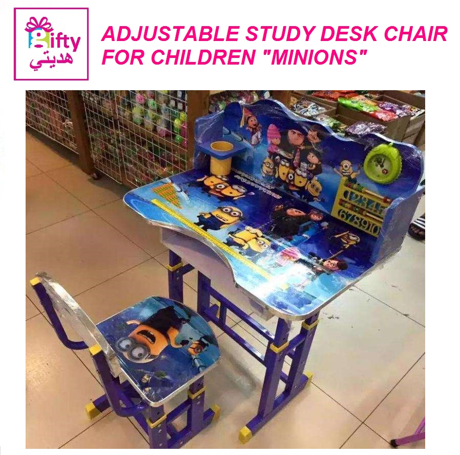 ADJUSTABLE STUDY DESK CHAIR FOR CHILDREN "MINIONS"